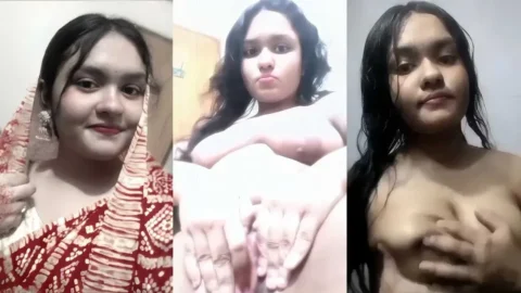 Bengali GF Nude Solo Video Playing With Her Massive Natural Boobs hot sex