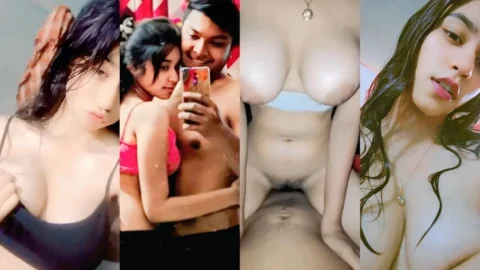 Viral MMS of big boob GF riding dick and getting pounded hard hot sex