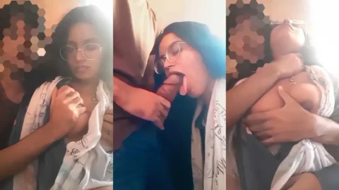 Desi Girlfriend Big Boobs Slapped Public Sloppy Blowjob Restaurant hot sex