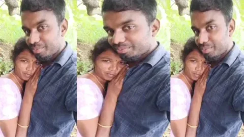 Cheater Aunty Affair Outdoor 3some Having Fun With Lover