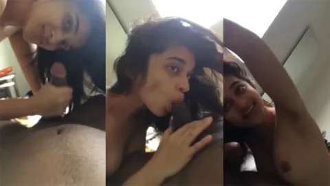 Beautiful Desi Rich Wife Giving a Blowjob Riding Fuck
