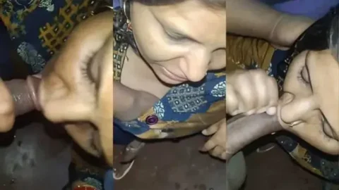 Village Bhabhi Blowjob Tape Sucking Dick Like a Pro hot sex