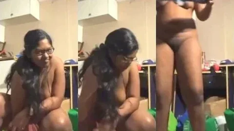 Horny Desi Tamil Girl Shows Her Shaved Pussy And Fingers It Hard