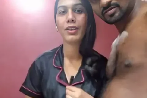 Exclusive Desi Milf Garima G Blows Black Cock and Gets Fucked Roughly by Kaalu Sex Video