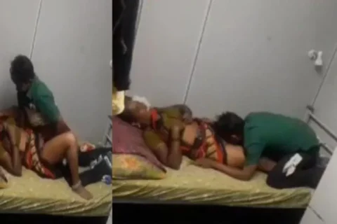 Maid pussy licking by house owner son sex MMS