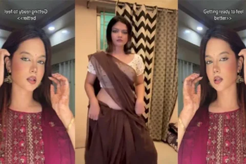 Beautiful Babe Showing With Clear Talking