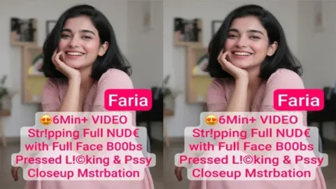 Petite Tiktoker Faria Most Exclusive Nude with Full Face Boobs Pressed