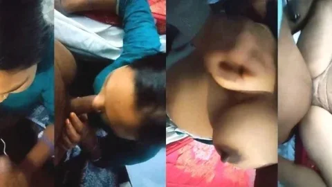 Horny Desi Bhabhi Slobbers on Cock and Gets Her Wet Pussy Fucked Hard