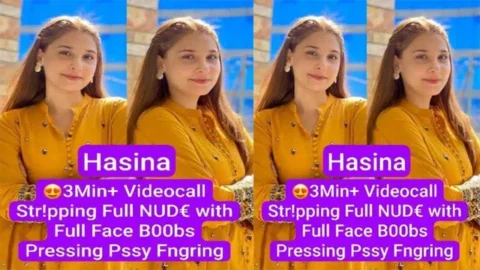 Tiktoker Hasina Latest Trending Viral Videocall Stripping Full Nude