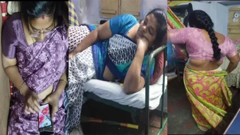 Hot Tamil Mom Dress Change Nude Capture By Son