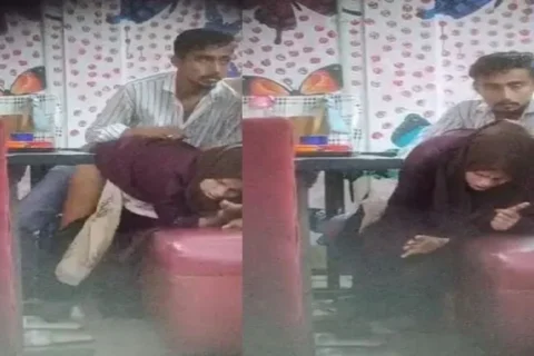 Hijab Lady In Restaurant Having Viral Sex Caught By Voyeur