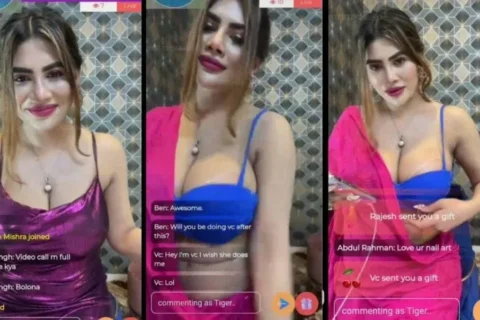 Rivika Mani Yesterday Night Bikini Top Premium Live Big Nipple Patches