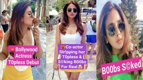 Famous Bollywood Actress Most Exclusive Nude Debut Co Actor Stripping her Topless Boobs For Real