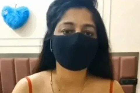 Sapna Bhabhi Vibrates Pussy While Masturbating Nude Rides Pillow On Live Show