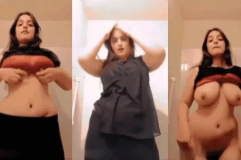 Slutty Indian Bath Dance Boob Ass Tease