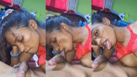 Desi Wife Gives Sloppy Blowjob And Swallows Hubby's Warm Cum Load