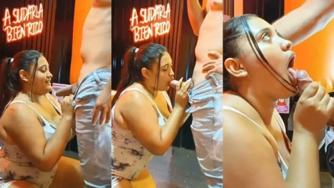 Chubby Desi Girlfriend Gives Sloppy Blowjob to Her Lover in Leaked MMS