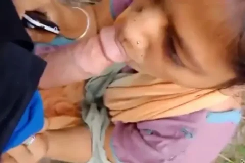 Desi village girl blowjob