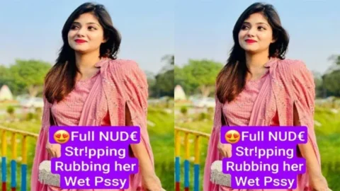 Famous Insta Girl Most Demanded Viral Video Str!pping Fully Nude Playing with her Boobs