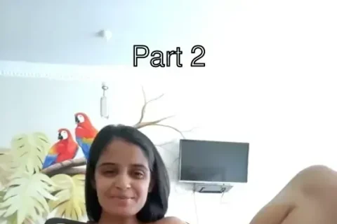 Young Influencer Strips Seamless Dress Naked and Plays with Dildo on Chair on strip chat show. Part 2 Sex Video