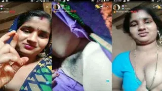 Desi Village Bhabhis Secret Live Romance Hot Video Sex Video