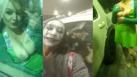 Sexy Babe Fucked After Halloween Party
