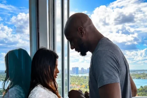 Meeti Kalher Gets Her Tight Pussy Destroyed by a Big Black Dick on the Balcony