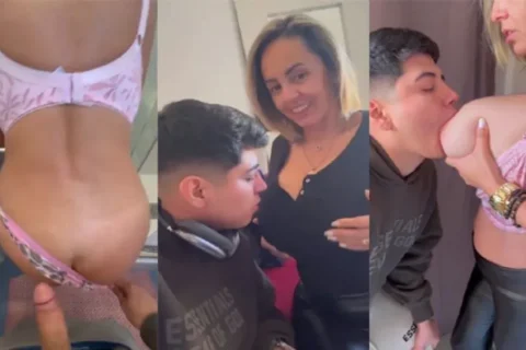 Son Sucks Her Mom Huge Tits