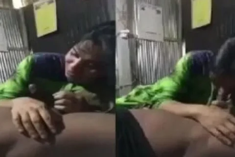 Village girl sucking dick in viral Bengali sex