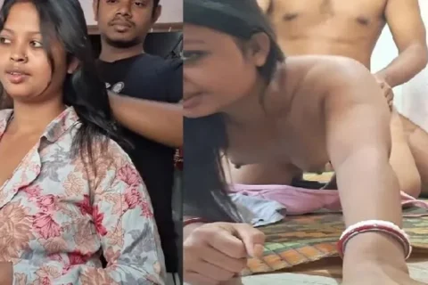 Slutty girlfriend doggy sex with boyfriend viral MMS
