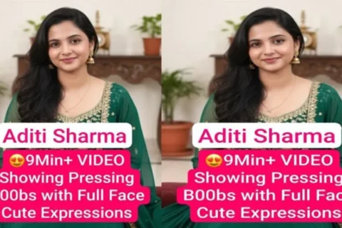 Aditi Sharma Model Latest Premium Live Showing Pressing Boobs Sex Video XXX
