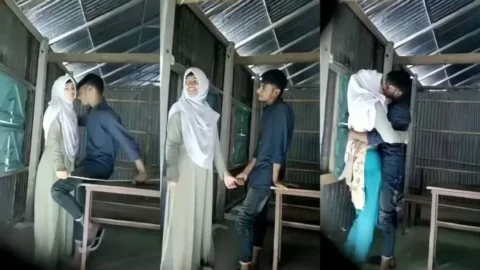 Hijabi Girlfriend Leaked MMS Kissing And Getting Her Pussy Rubbed Outdoors