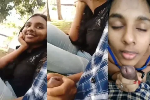 Sl Cute Naughty College Girlfriend Public Blowjob Sex Video XXX