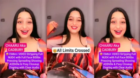 Chaaru Aka Cadbury Famous Insta Influencer 15Min Premium Nude Live