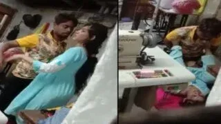 Village Workers Hot Secret Romance with Manager in Workshop Sex Video