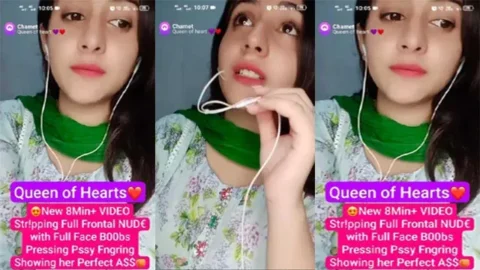 Queen Of Heart Cute Influencer Most Exclusive 8Min Premium Videocall