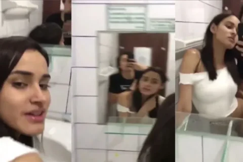 College Bathroom Origin Student Getting Backshots