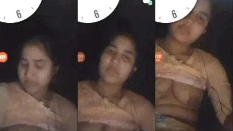 Horny Desi Aunty Squeezes Her Massive Milky Boobs For You