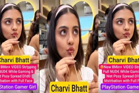 Desi gamer girl Charvi Bhatts hot private PS5 strip tease Sex Video