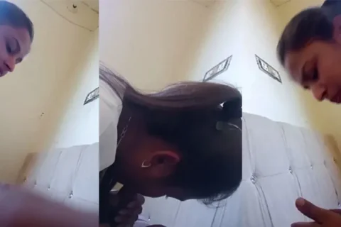 Beautiful girl quickly blowing to cousin Sex Video XXX