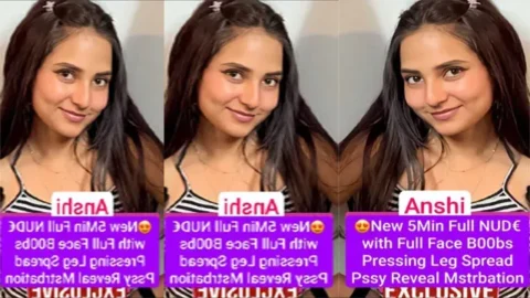 Anshi New 5Min Premium Live Full Nude with Full Face Boobs Pressing Leg Spread Pssy Reveal Mstrbation