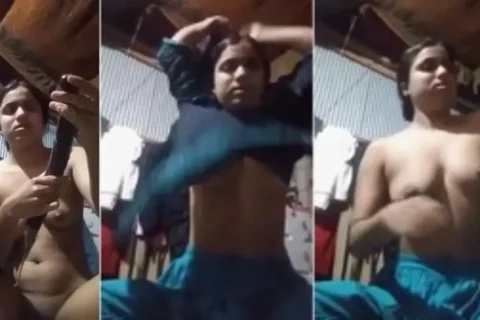 Horny Village Girl Masturbating