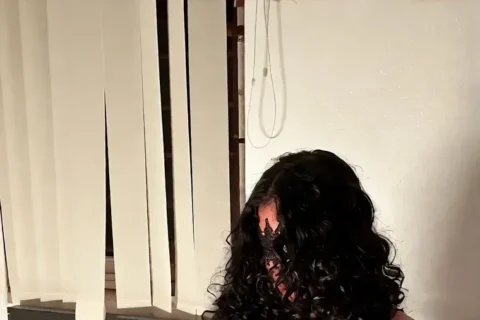 Chubby Model Goes Fully Nude on Bed and Rubbing Her Pussy during Behind the Scene Photoshoot Sex Video