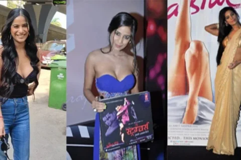 Actress Poonam Pandey Slapping Her Boobs And Ass