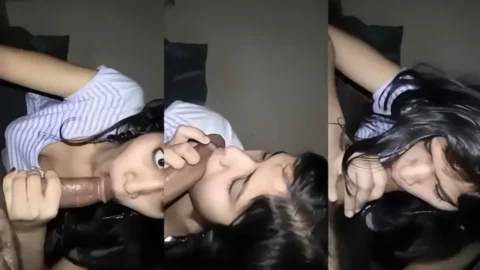 Desi Girlfriend Sucking Dick And Swallowing Cum In Leaked Sex MMS