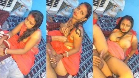 Leaked Desi Bhabhi Gives Handjob and Gets Fucked Hard Part 3