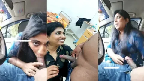 Real Hot Doctor Aunty Affair Blowjob Fucking Car Leak