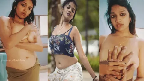 Lavanya Manickam Tits Played and Groped By Cameraman