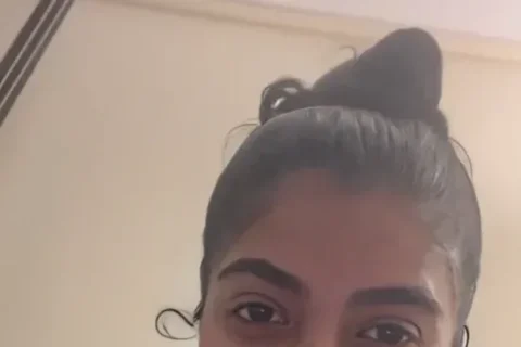 Cute Punjabi Babe Completely Topless Sucking Dildo Sex Video