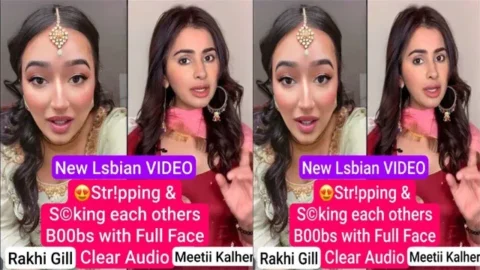 Meetii Kalher Rakhl Girl New Lsbian Stripping Sucking Boobs with Full Face